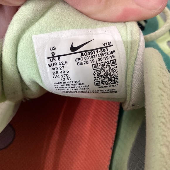 Nike air Max 270 react psychedelic art size 9 - Picture 9 of 15